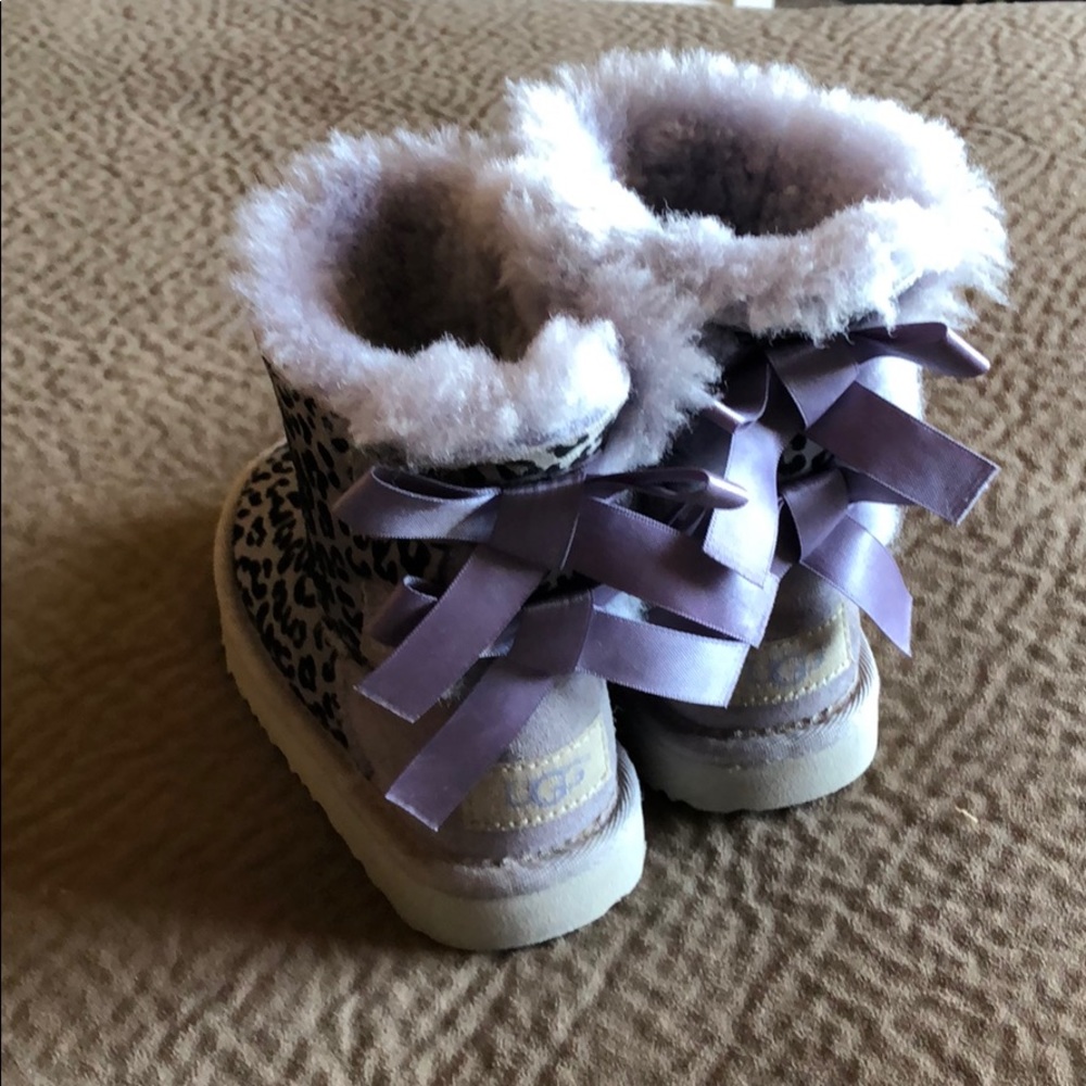 Girls Purple Bailey boot Uggs
